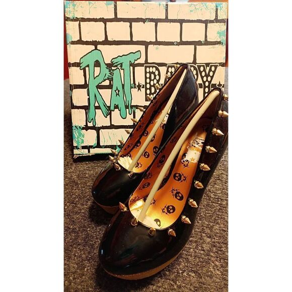 Rat Baby platform heels size 6 NIB - Picture 6 of 12
